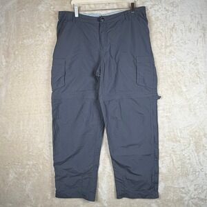 REI Womens Convertible Zip Off Cargo Pants Size 16‎ Petite Gray Hiking Outdoor